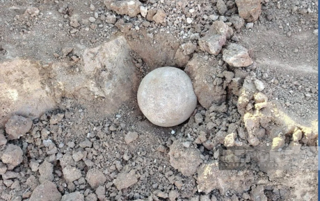 Cəlilabadda Cənubi Qafqaz üçün analoqu olmayan daş kürə aşkar edildi (FOTO)